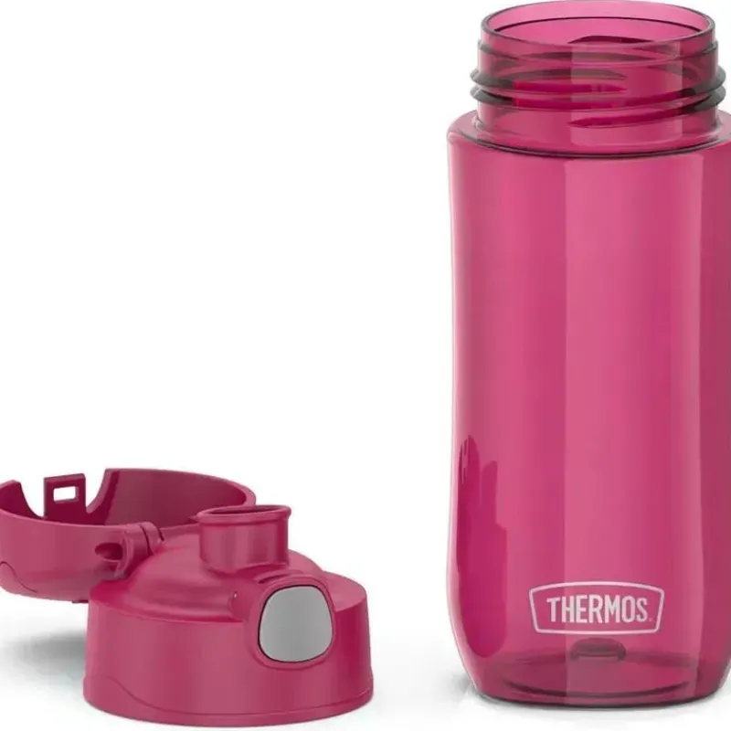 Thermos Water Bottle|Dishes, Utensils & Food Containers*- 16 Oz Plastic Funtainer® Hydration Bottle With Spout Lid, Raspberry