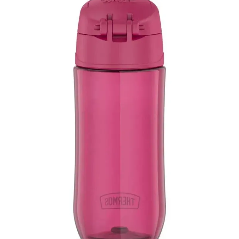 Thermos Water Bottle|Dishes, Utensils & Food Containers*- 16 Oz Plastic Funtainer® Hydration Bottle With Spout Lid, Raspberry