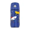 Thermos Water Bottle|Dishes, Utensils & Food Containers*- 16 Oz Plastic Funtainer® Hydration Bottle With Spout Lid Assortment, Sharks