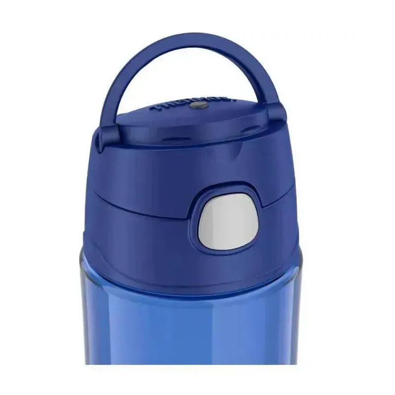 Thermos Water Bottle|Dishes, Utensils & Food Containers*- 16 Oz Plastic Funtainer® Hydration Bottle With Spout Lid Assortment, Sharks