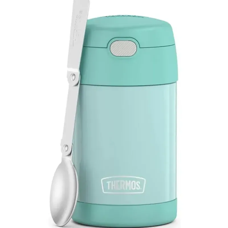 Thermos Insulated Cups|Dishes, Utensils & Food Containers*- 16 Oz. Stainless Steel Funtainer® Food Jar W/ Folding Spoon, Mint
