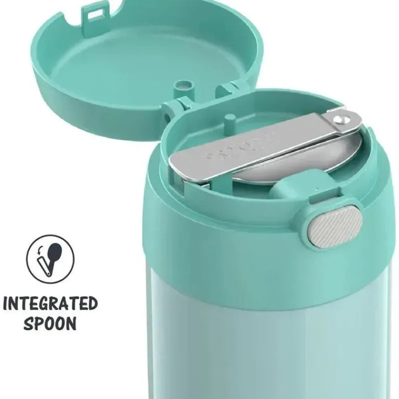 Thermos Insulated Cups|Dishes, Utensils & Food Containers*- 16 Oz. Stainless Steel Funtainer® Food Jar W/ Folding Spoon, Mint