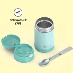 Thermos Insulated Cups|Dishes, Utensils & Food Containers*- 16 Oz. Stainless Steel Funtainer® Food Jar W/ Folding Spoon, Mint