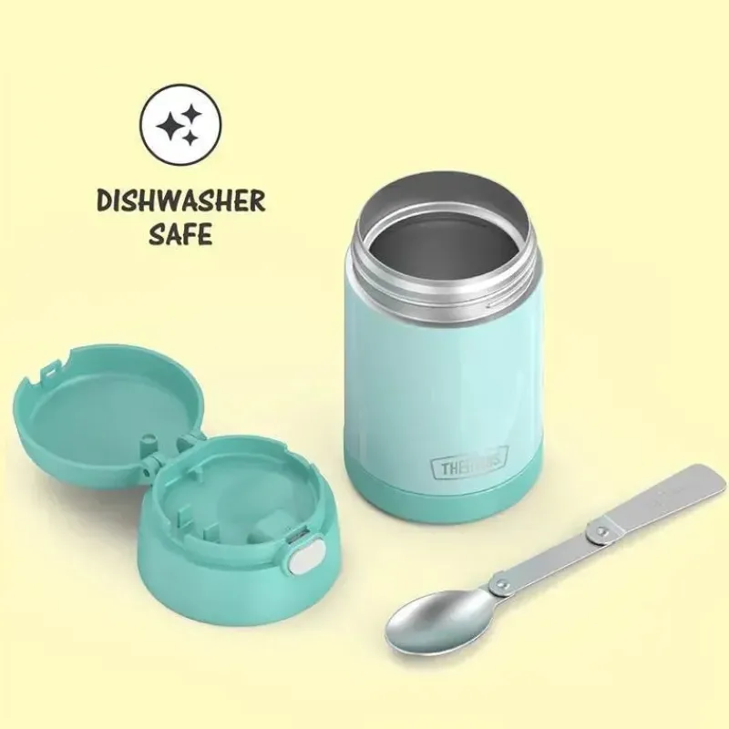 Thermos Insulated Cups|Dishes, Utensils & Food Containers*- 16 Oz. Stainless Steel Funtainer® Food Jar W/ Folding Spoon, Mint