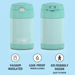 Thermos Insulated Cups|Dishes, Utensils & Food Containers*- 16 Oz. Stainless Steel Funtainer® Food Jar W/ Folding Spoon, Mint