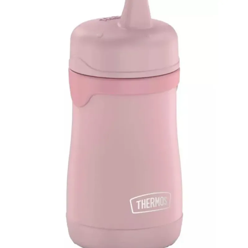 Thermos Straw, Sippy & Training Cups|Dishes, Utensils & Food Containers*- 10 Oz. Stainless Steel Sippy Cup W/O Handles, Rose