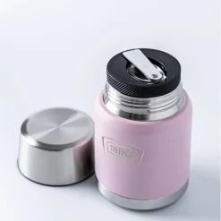 Thermos Food Jars & Snack Cups|Dishes, Utensils & Food Containers*- 16 Oz Stainless Steel Food Jar W/ Spoon, Sunset Pink