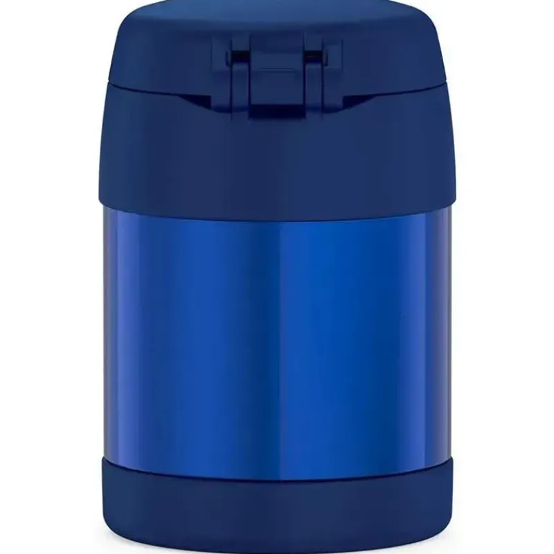 Thermos Food Jars & Snack Cups|Dishes, Utensils & Food Containers*- 10 Oz. Stainless Steel Nonlicensed Funtainer Food, Blue With Spoon