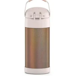 Thermos Water Bottle|Dishes, Utensils & Food Containers*- 12 Oz. Stainless Steel Non-Licensed Funtainer® Bottle, Rose Gold