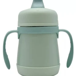 Thermos Insulated Cups|Dishes, Utensils & Food Containers*- 7 Oz. Stainless Steel Sippy Cup W/ Handles Simple Pastels, Mint