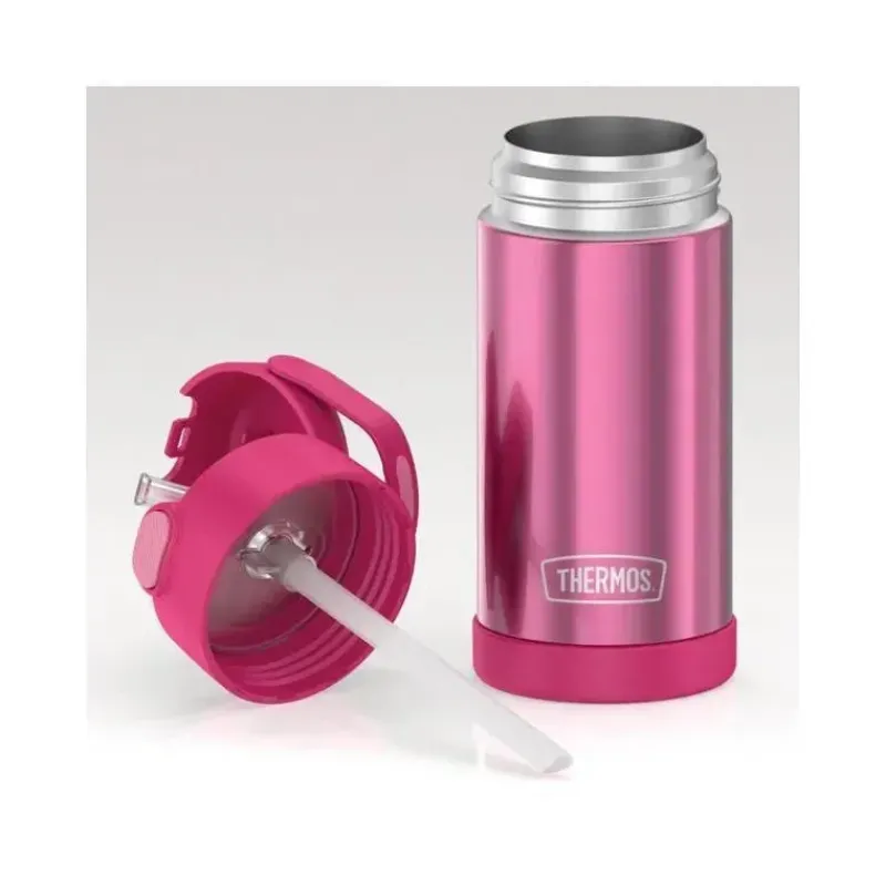 Thermos Insulated Cups|Dishes, Utensils & Food Containers*- 12 Oz. Stainless Steel Non-Licensed Funtainer® Bottle, Pink