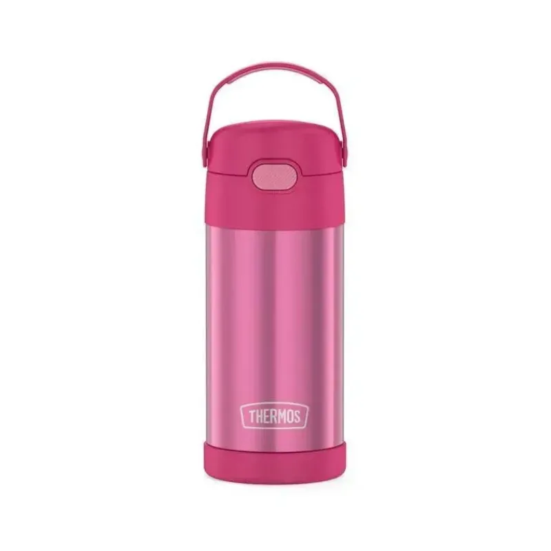 Thermos Insulated Cups|Dishes, Utensils & Food Containers*- 12 Oz. Stainless Steel Non-Licensed Funtainer® Bottle, Pink