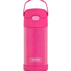 Thermos Water Bottle|Dishes, Utensils & Food Containers*- 12 Oz. Stainless Steel Non-Licensed Funtainer® Bottle, Pink
