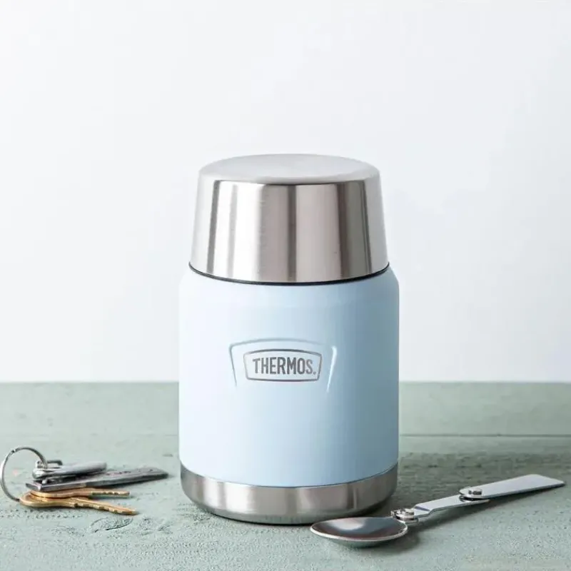 Thermos Food Jars & Snack Cups|Dishes, Utensils & Food Containers*- 16 Oz Stainless Steel Food Jar W/ Spoon, Glacier