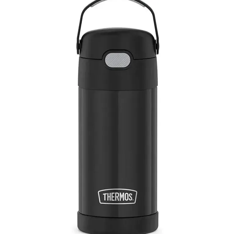 Thermos Insulated Cups|Dishes, Utensils & Food Containers*- 12 Oz. Stainless Steel Funtainer Bottle, Matte Black