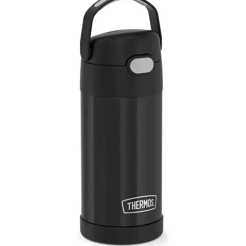 Thermos Insulated Cups|Dishes, Utensils & Food Containers*- 12 Oz. Stainless Steel Funtainer Bottle, Matte Black