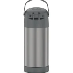 Thermos Insulated Cups|Dishes, Utensils & Food Containers*- 12 Oz. Stainless Steel Funtainer Bottle, Grey