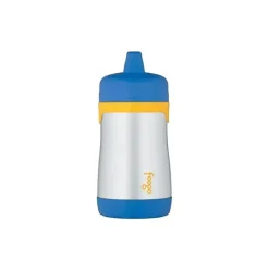 Thermos Insulated Cups|Dishes, Utensils & Food Containers*- Foogo Stainless Steel Sippy Cup, Yellow/Blue, 10 Oz