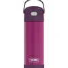 Thermos Insulated Cups|Dishes, Utensils & Food Containers*- Funtainer 16 Oz Stainless Steel Vacuum Insulated Bottle, Red Violet