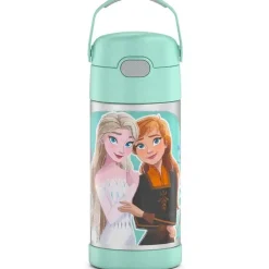 Thermos Frozen|Disney Princess*- Insulated 12Oz Straw Bottle - Frozen Purple