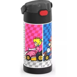 Thermos Straw, Sippy & Training Cups|Dishes, Utensils & Food Containers*- Insulated Stainless Steel Water Bottle Mario Kart