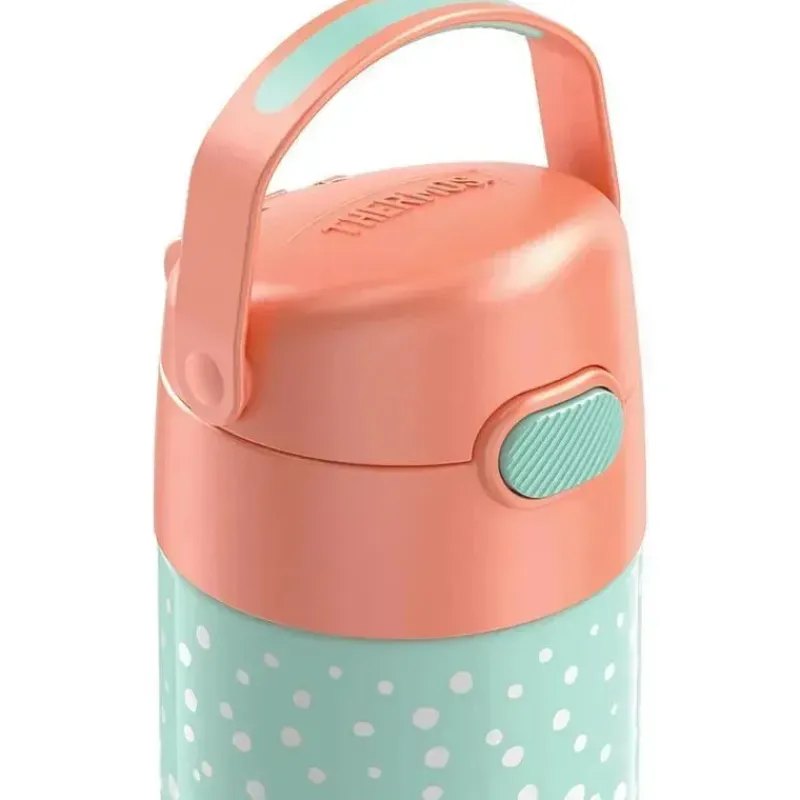 Thermos Insulated Cups|Dishes, Utensils & Food Containers*- 12Oz FUNtainer Water Bottle with Bail Handle Pastel Delight (Dots)