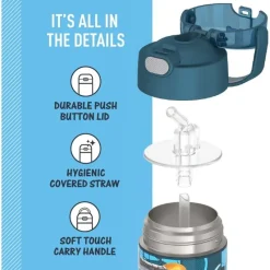 Thermos Water Bottle|Dishes, Utensils & Food Containers*- 12Oz. Funtainer® Water Bottle W/ Straw, Despicable Me 4 Movie