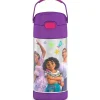 Thermos Insulated Cups|Dishes, Utensils & Food Containers*- 12Oz Stainless Steel Insulated Straw Bottle, Encanto
