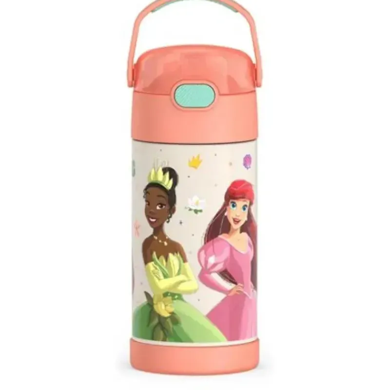 Thermos Disney Princess|Insulated Cups*- 12Oz Stainless Steel Insulated Straw Bottle, Princess