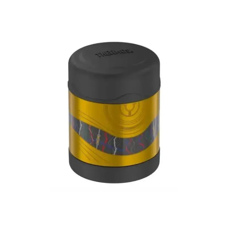 Thermos Food Jars & Snack Cups|Dishes, Utensils & Food Containers*- Stainless Steel Food Jar Star Wars Classic, Gold/Black, 10 oz