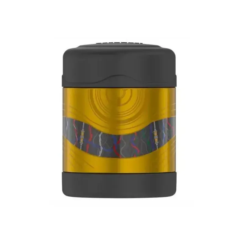 Thermos Food Jars & Snack Cups|Dishes, Utensils & Food Containers*- Stainless Steel Food Jar Star Wars Classic, Gold/Black, 10 oz