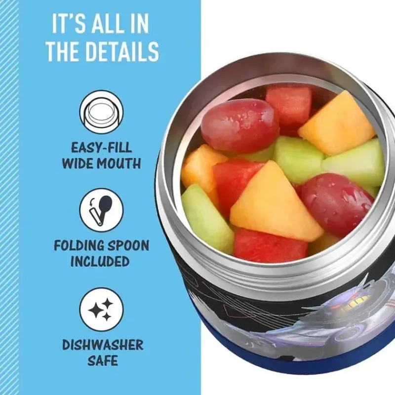 Thermos Food Jars & Snack Cups|Dishes, Utensils & Food Containers*- Stainless Steel Vacuum Insulated Food Jar with Spoon, 10 Oz, Lightyear