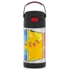 Thermos Insulated Cups|Dishes, Utensils & Food Containers*- Vac Insulated 12Oz Straw Bottle - Pokemon