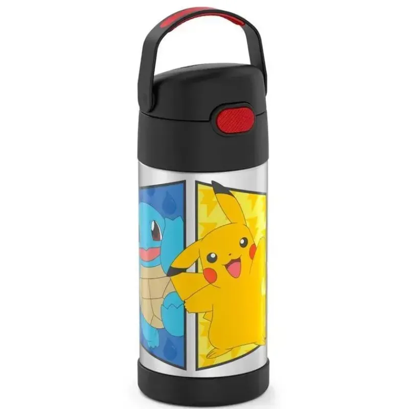 Thermos Insulated Cups|Dishes, Utensils & Food Containers*- Vac Insulated 12Oz Straw Bottle - Pokemon