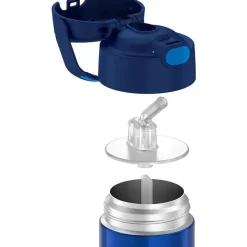 Thermos Insulated Cups|Dishes, Utensils & Food Containers*- Vac Insulated 12Oz Straw Bottle - Navy