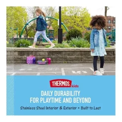 Thermos Straw, Sippy & Training Cups|Dishes, Utensils & Food Containers*- Vacuum Insulated Stainless Steel 12oz Straw Bottle, Trolls3