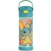 Thermos Straw, Sippy & Training Cups|Dishes, Utensils & Food Containers*- Vacuum Insulated Stainless Steel 16oz Straw Bottle, Stitch