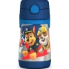 Thermos Straw, Sippy & Training Cups|Dishes, Utensils & Food Containers*- Vacuum Insulated Stainless Steel 10oz Straw Bottle, Paw Patrol Boy