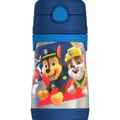 Thermos Straw, Sippy & Training Cups|Dishes, Utensils & Food Containers*- Vacuum Insulated Stainless Steel 10oz Straw Bottle, Paw Patrol Boy