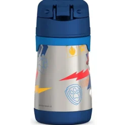 Thermos Straw, Sippy & Training Cups|Dishes, Utensils & Food Containers*- Vacuum Insulated Stainless Steel 10oz Straw Bottle, Paw Patrol Boy