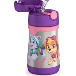 Thermos Straw, Sippy & Training Cups|Dishes, Utensils & Food Containers*- Vacuum Insulated Stainless Steel 10oz Straw Bottle, Paw Patrol Girl