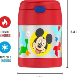Thermos Mickey & Minnie|Food Jars & Snack Cups*Funtainer Food Jar 10 Oz, Preschool Mickey