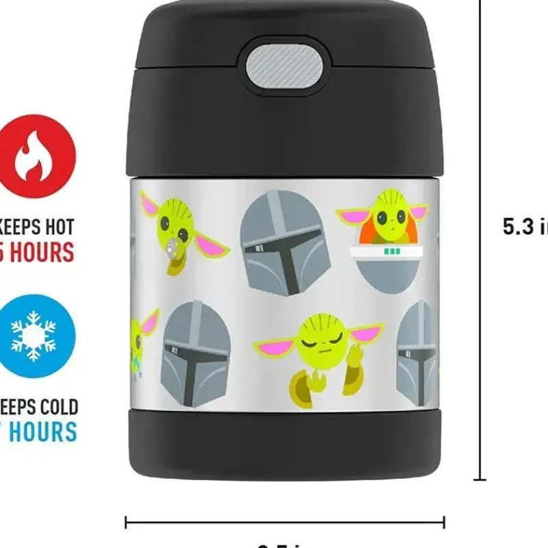 Thermos Star Wars|Food Jars & Snack Cups*Funtainer Food Jar 10 Oz, Mandalorian