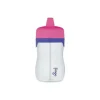 Thermos Straw, Sippy & Training Cups|Dishes, Utensils & Food Containers*11Oz Sippy Cup Crystal Clear With Pink and Purple Accents