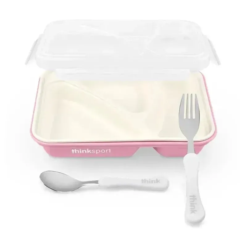 ThinkBaby Plates & Bowls|Dishes, Utensils & Food Containers*& Thinksport - Go2 Plastic Container, Pink