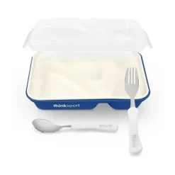ThinkBaby Plates & Bowls|Dishes, Utensils & Food Containers*& Thinksport - Go2 Plastic Container, Blue