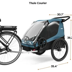 Thule Add-On Seats & Boards*- Courier Bike Trailer Blue