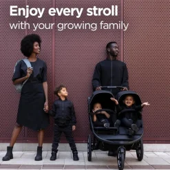 Thule Jogging Strollers*- Urban Glide 3 Double Child All-Terrain Stroller, Black