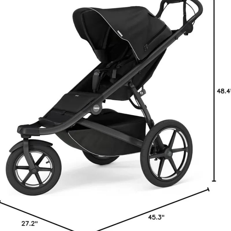 Thule Jogging Strollers*- Urban Glide 3 Single Child All-Terrain Stroller, Black