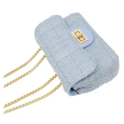 Tiny Treats Handbags & Accessories*- Classic Large Tweed Handbag, Cream